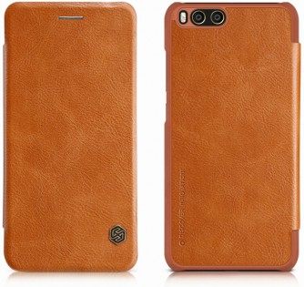 Кожаный чехол книжка Nillkin Qin Leather Case Q-LC XM-M6 для смартфонов Xiaomi Mi 6 Brown